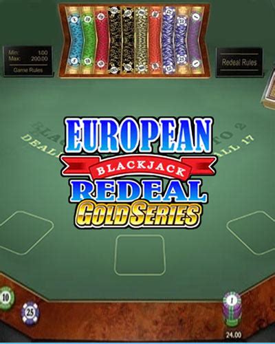 European Blackjack Redeal Gold Series by Microgaming.